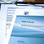 IFS Food Standard form for assessing the quality and safety of foods