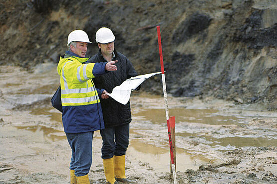 H&S coordinator on the building site