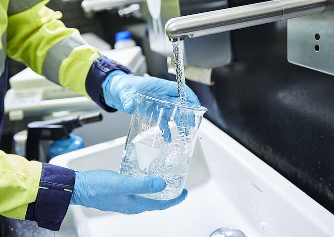 water sampling